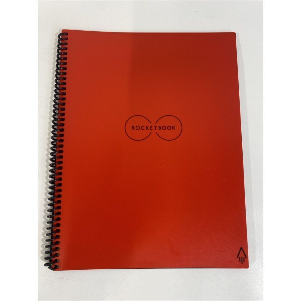 Rocketbook‎ EVR-LR Reusable Wirebound Notebook - Red 8.5” X 11”